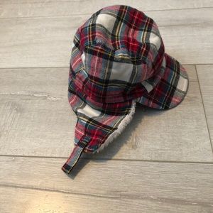 Gap Baby Plaid Trapper Hat